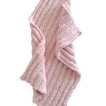 SpearmintLOVE Phufy Bliss Wave Mini Blanket - Baby Pink