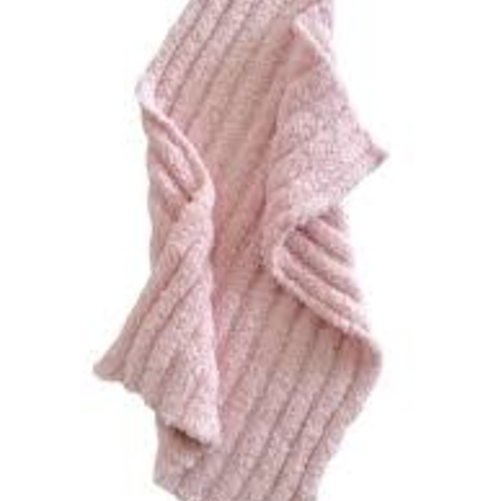 SpearmintLOVE Phufy Bliss Wave Mini Blanket - Baby Pink