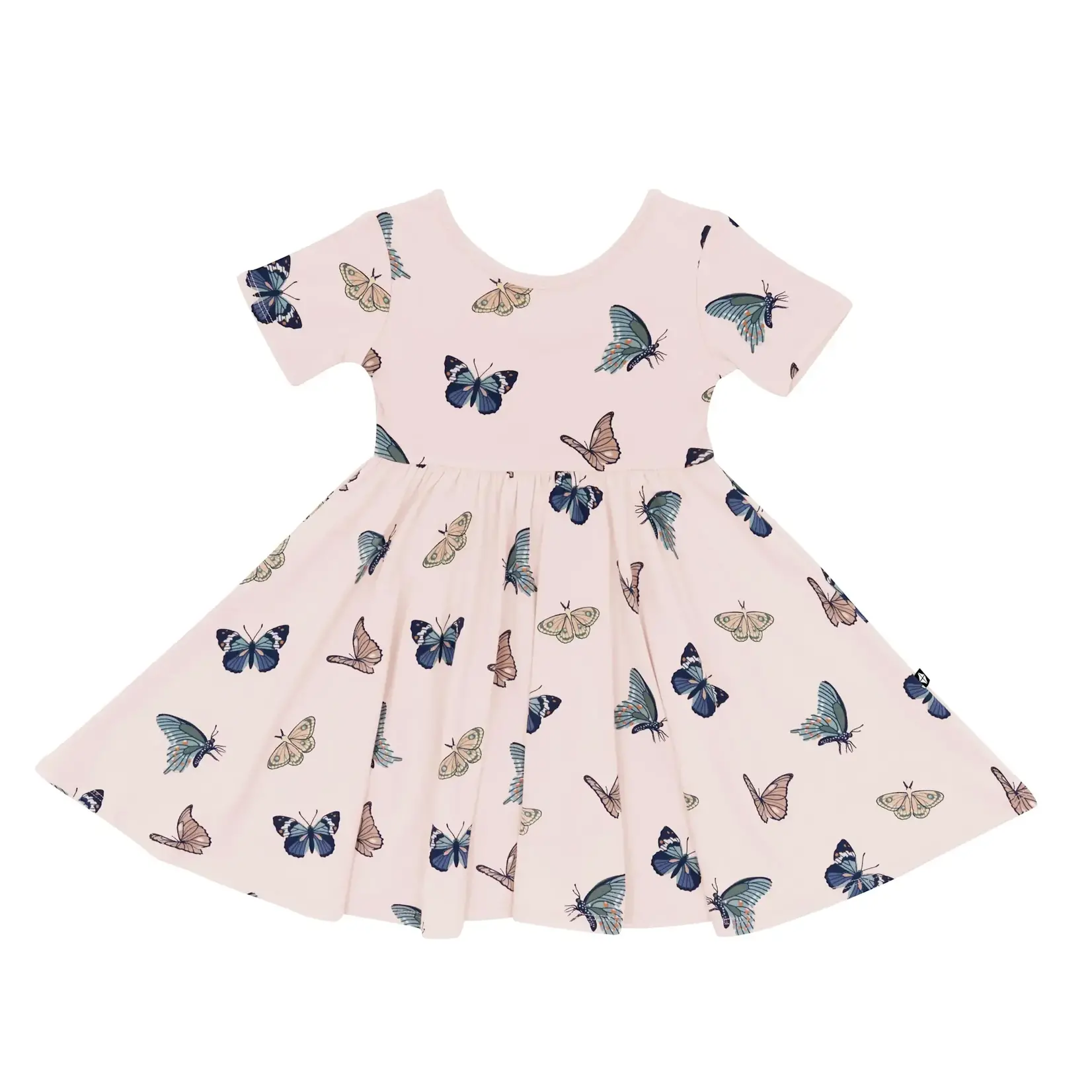 Kyte Baby Twirl Dress in Blush Butterfly