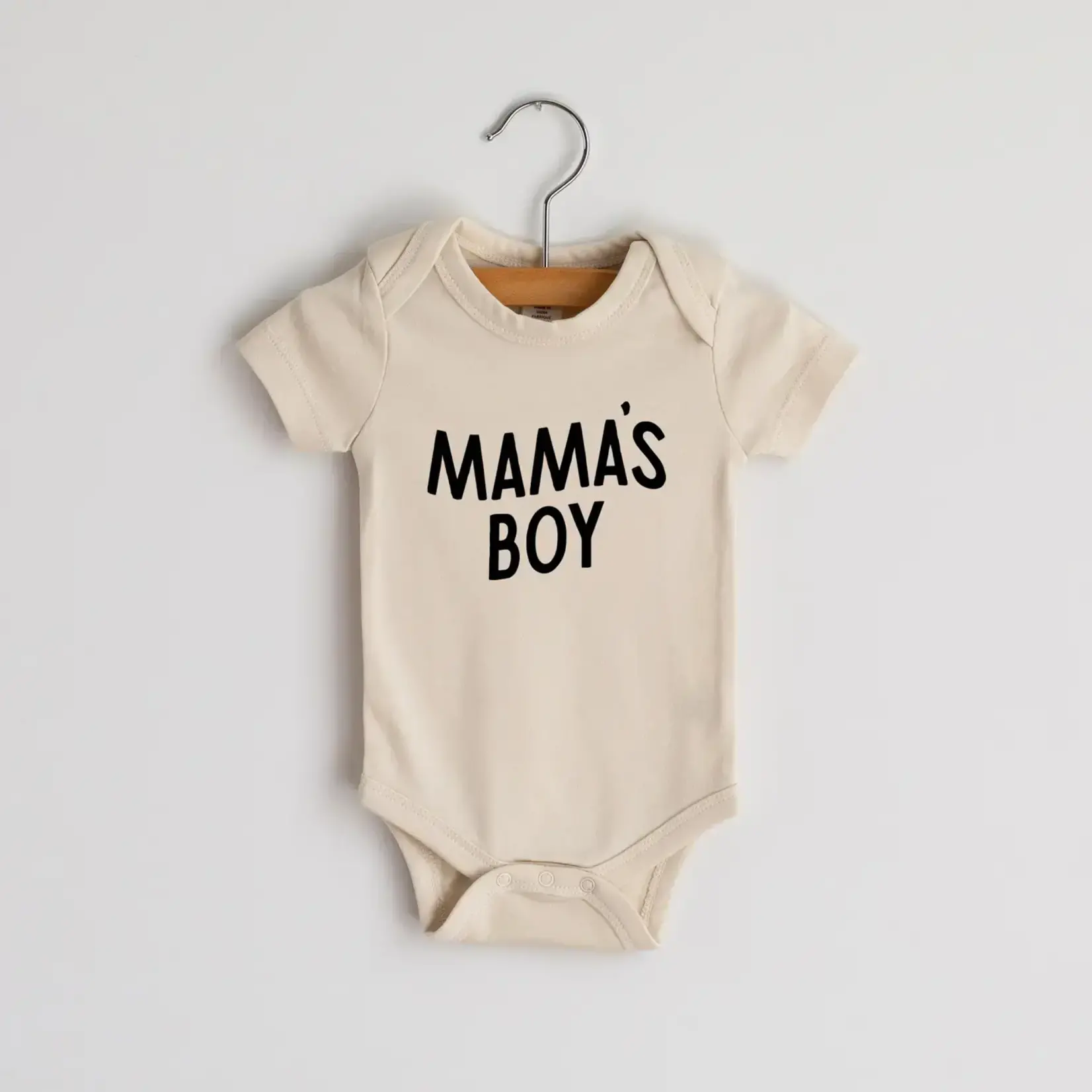 Gladfolk Mama's Boy Bodysuit SS | Cream