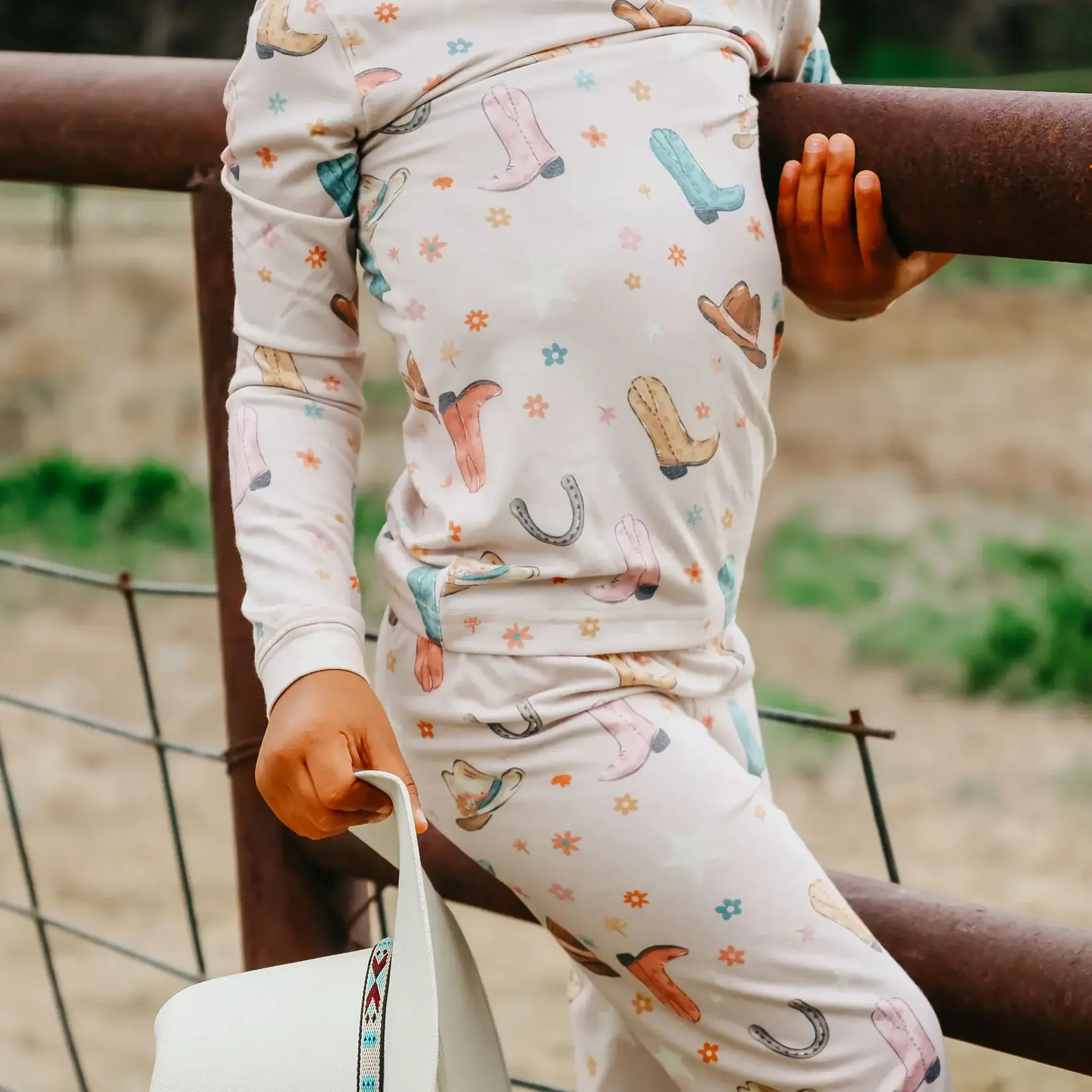 Copper Pearl 2pc Long Sleeve Pajama Set - Cheyenne