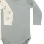 Quincy Mae Jersey Bodysuit | Steel Blue