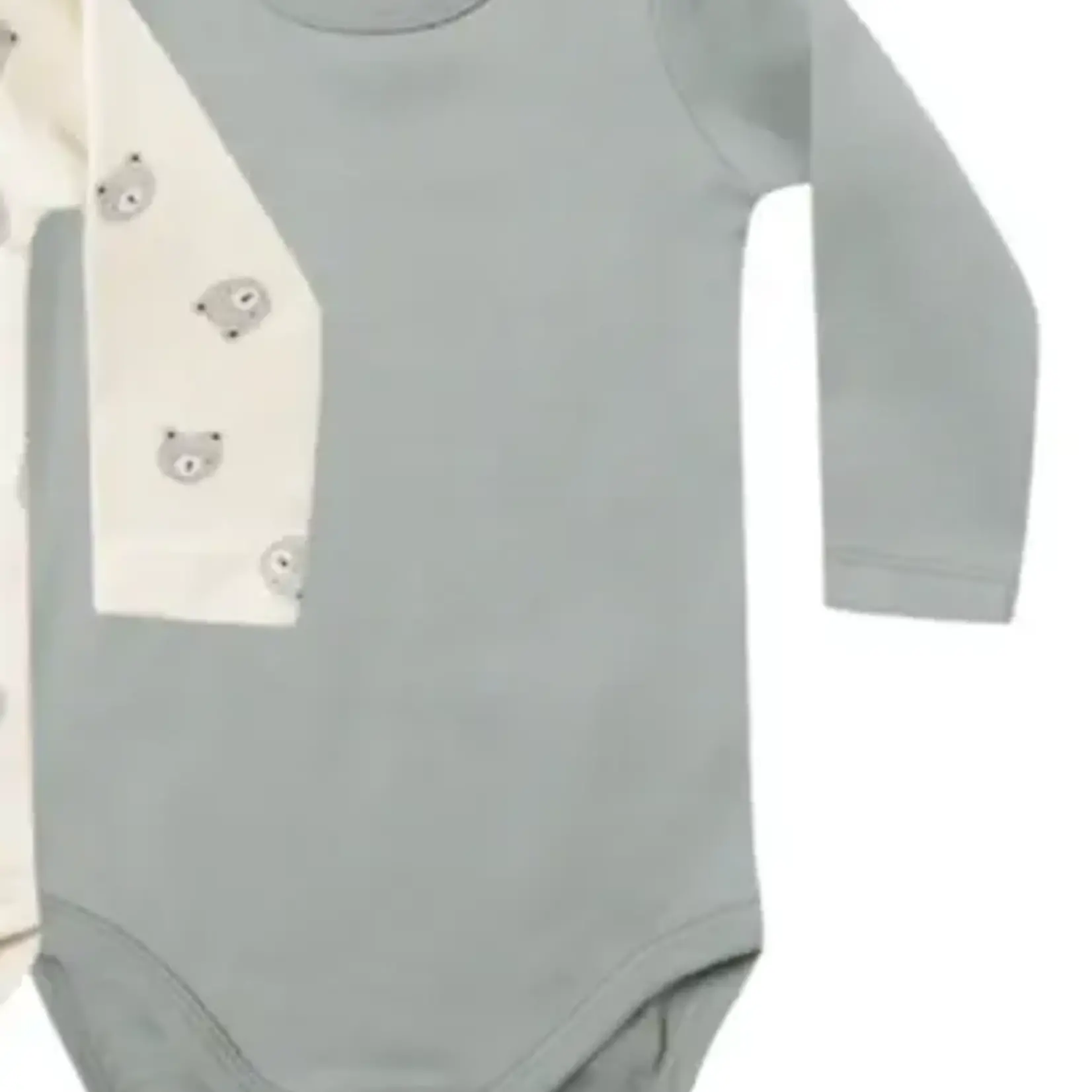 Quincy Mae Jersey Bodysuit | Steel Blue