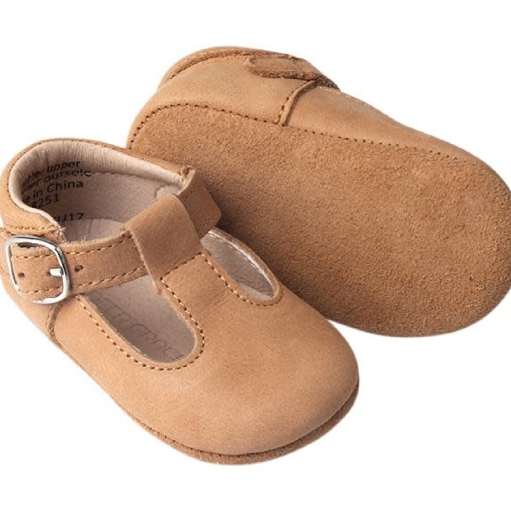 Brands We Love Classic T-Bar Soft Sole - Saddle