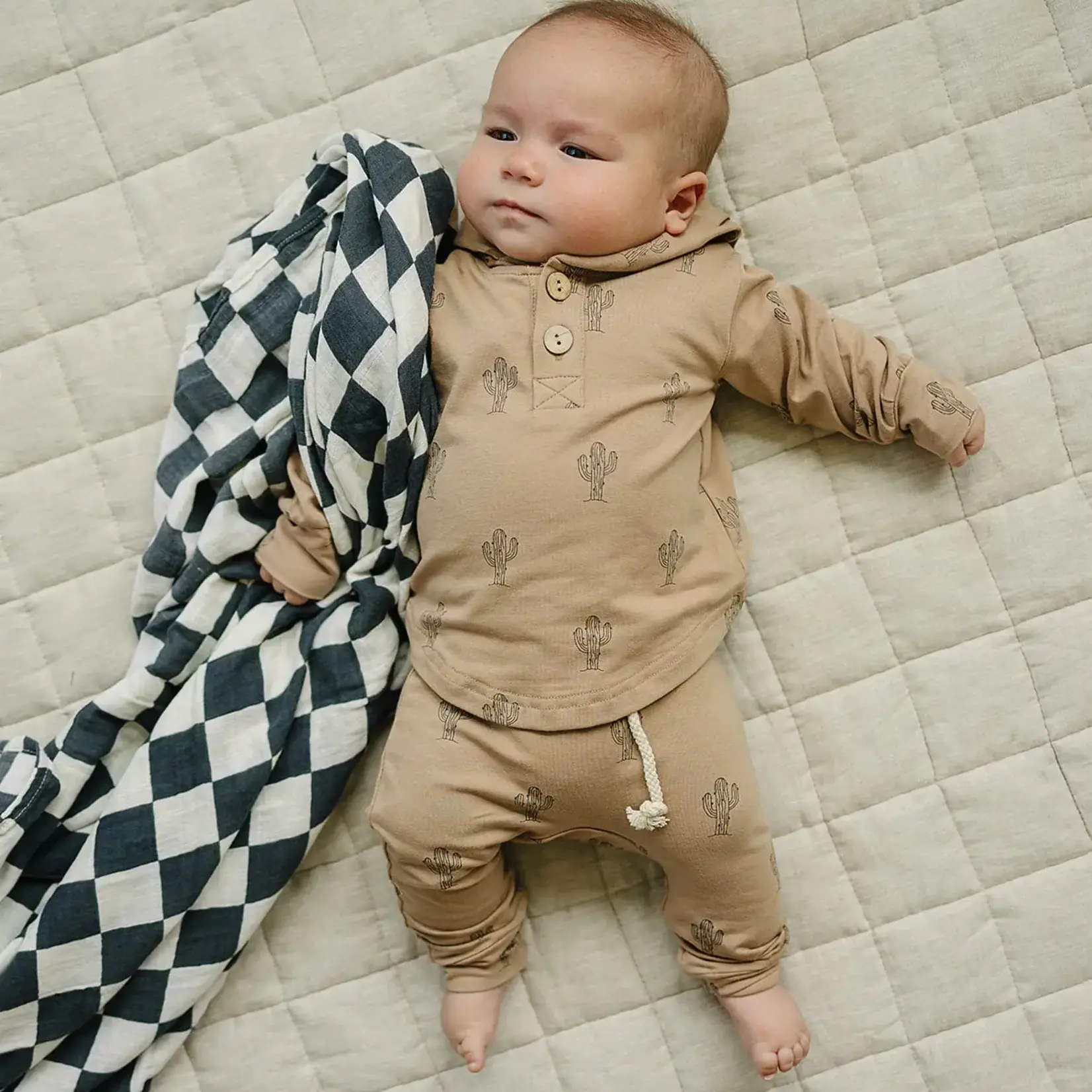 Mebie Baby Cactus Hooded Set