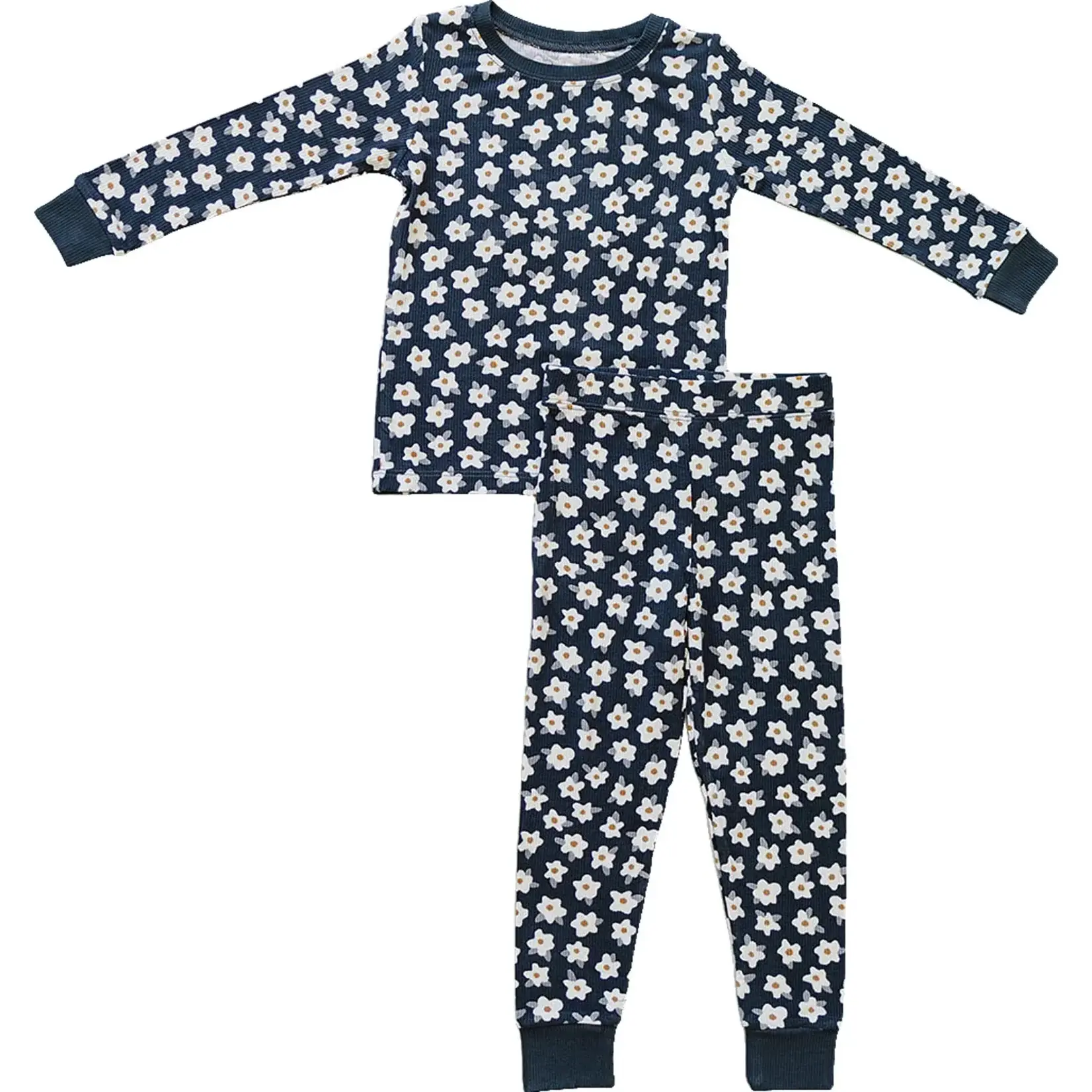 Mebie Baby Cozy Set | Navy Daisy