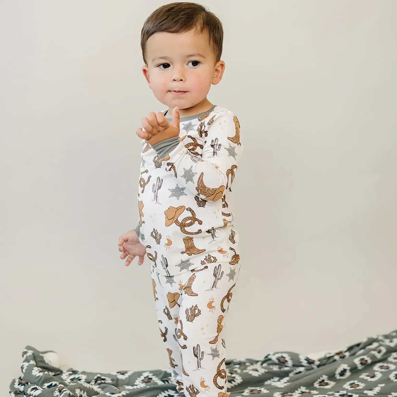 Mebie Baby Cozy Set | Outlaw Cowboy