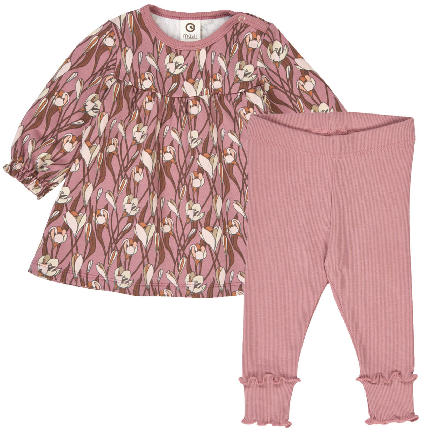 Musli Dress + Legging Set | Autumn Nostalgia Rose