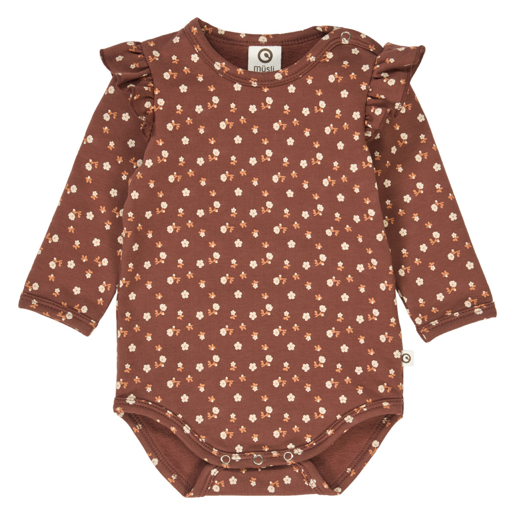 Musli Bodysuit Frill | Cedar Root Floral
