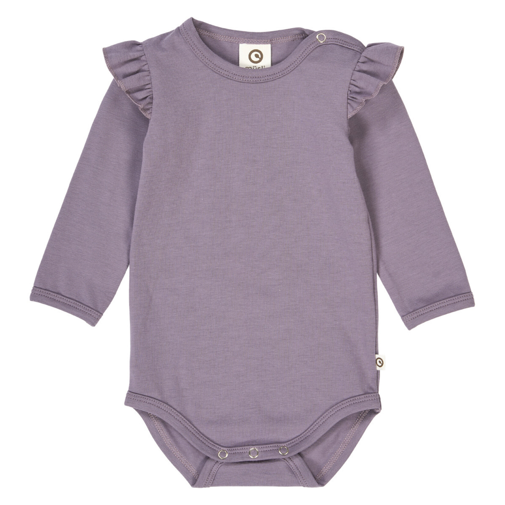 Musli Bodysuit Frill | Lilac Fog
