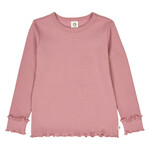 Musli Tee Ruffle Rib | Nostalgia Rose