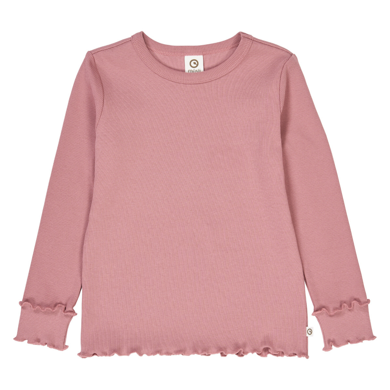 Musli Tee Ruffle Rib | Nostalgia Rose