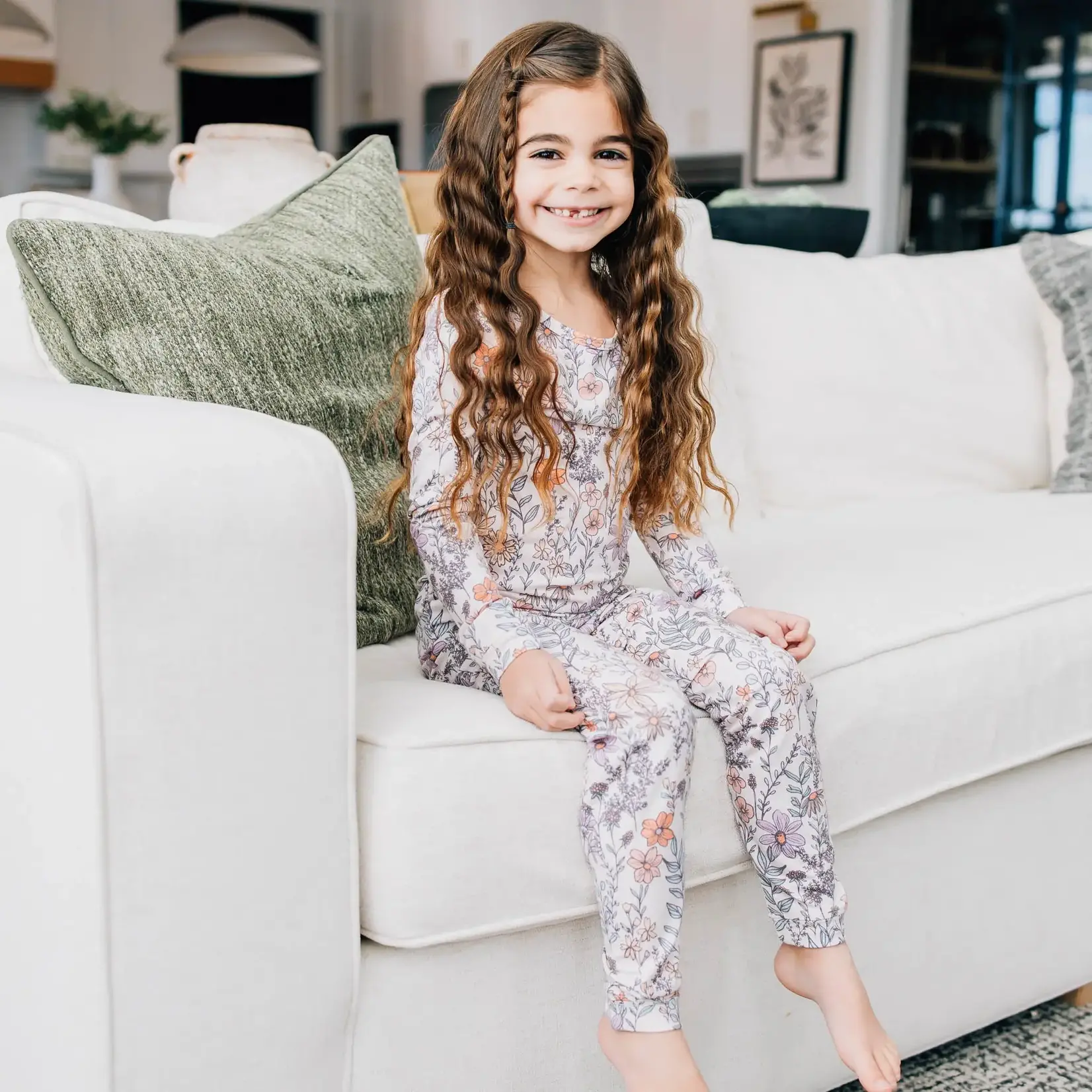 Copper Pearl 2pc L/S Pajama Set - Flora