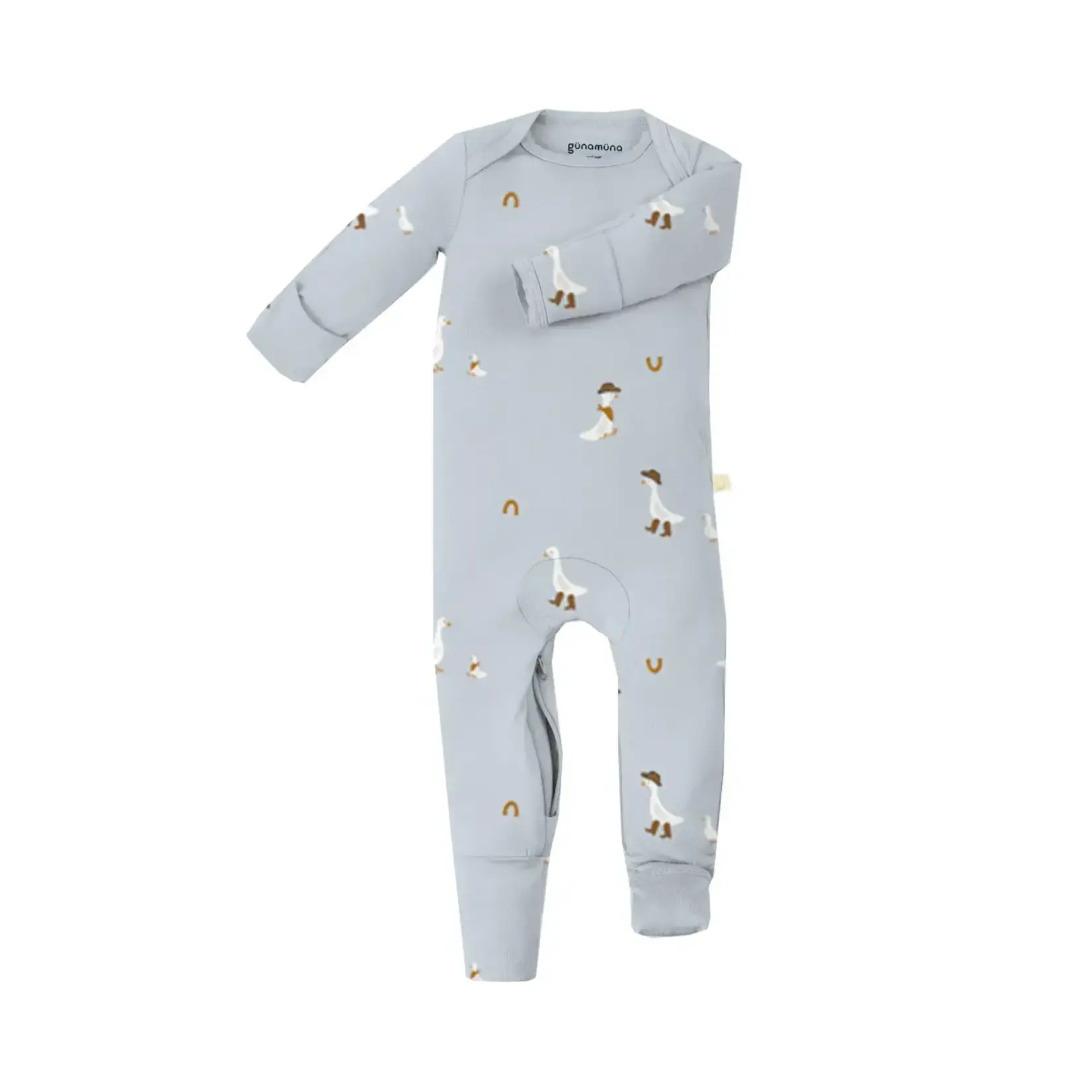 gunamuna Convertible Footie Pajamas | Cowboy Goose