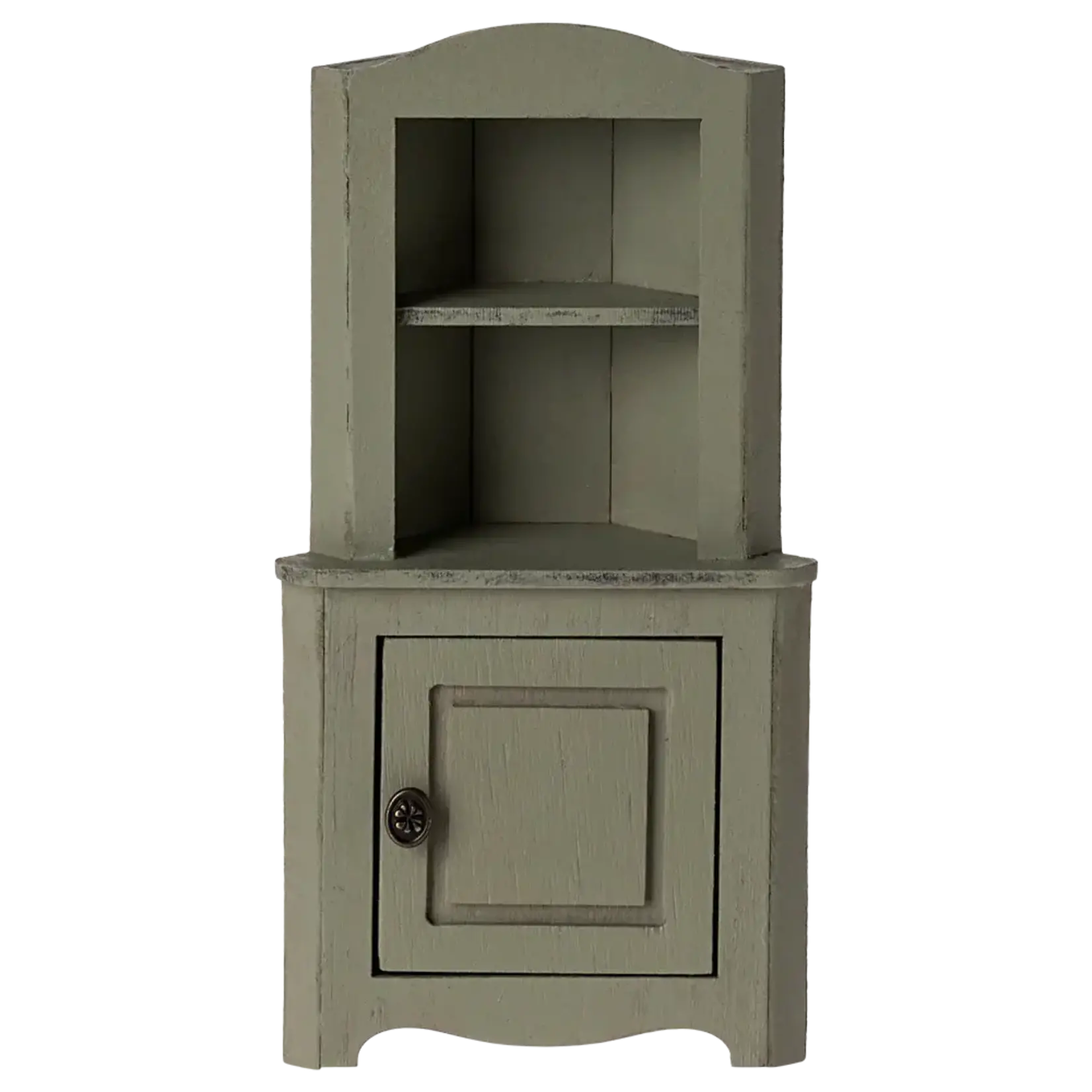 Maileg Corner Cabinet, Mouse - Light Green