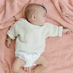 Saranoni Receiving Blanket Bamboni | Peach