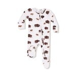 Angel Dear Bison - 2 Way Zipper Footie