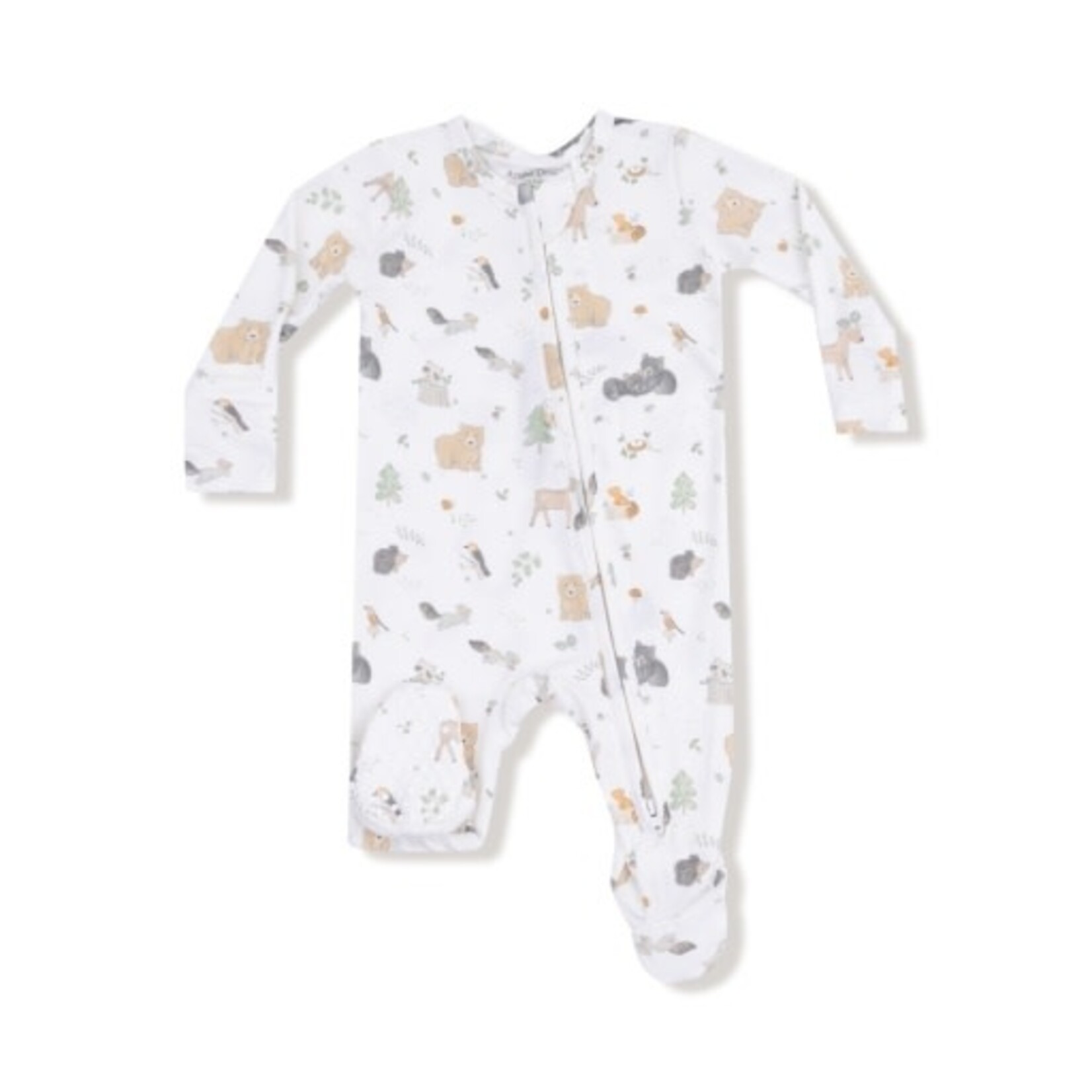 Angel Dear Woodland Babies - 2 Way Zipper Footie