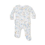 Angel Dear Sweet Rose Calico - 2 Way Zipper Ruffle Back Footie