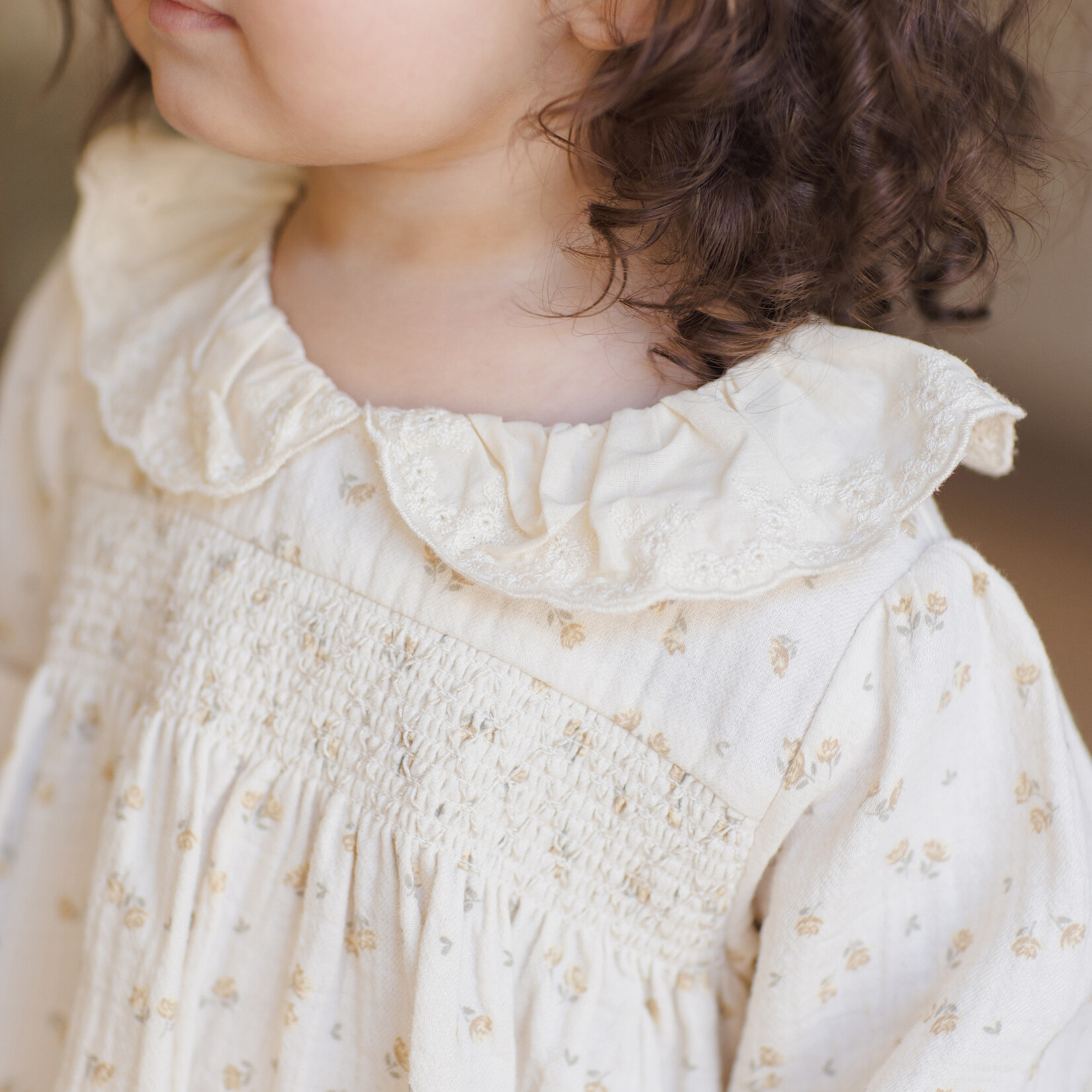 Quincy Mae Callie Dress Baby | Golden Floral