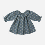 Quincy Mae Long Sleeve Isla Dress | Blue Floral