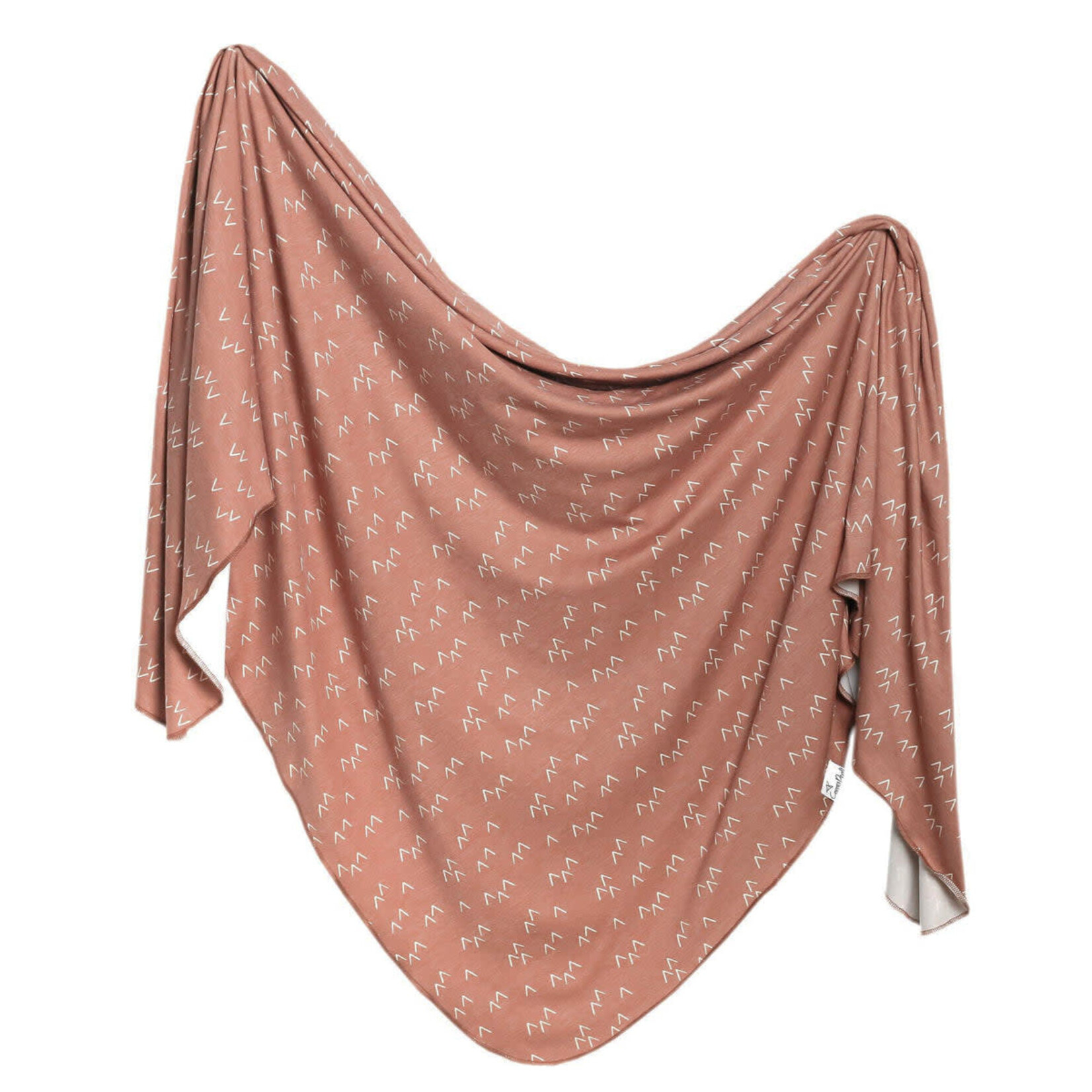 Copper Pearl Knit Swaddle Blanket - Rocky x