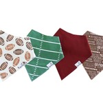Copper Pearl Baby Bandana Bibs - Blitz Football Set - 4 pack