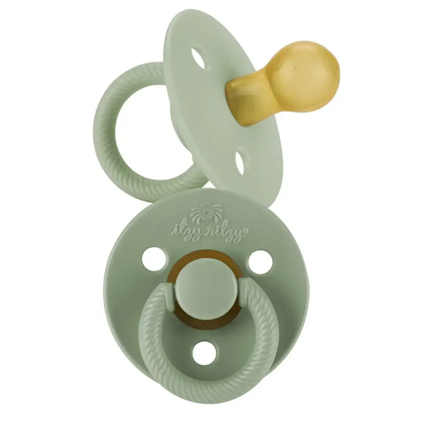 Itzy Ritzy Itzy Soother Natural Rubber Paci Sets | Succulent + Agave