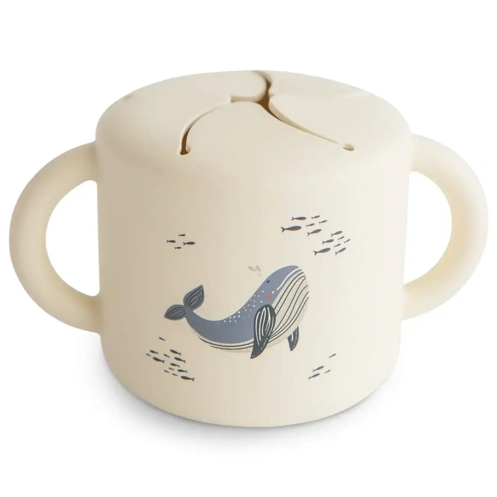 Mushie & Co Snack Cup, Whales