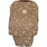 Mebie Baby Ribbed Bamboo Multi-Use Cover - Brown Floral