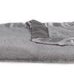 Saranoni Mini Blanket Lush Satin Border - Gray