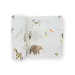 Little Unicorn Cotton Muslin Swaddle - Party Animals