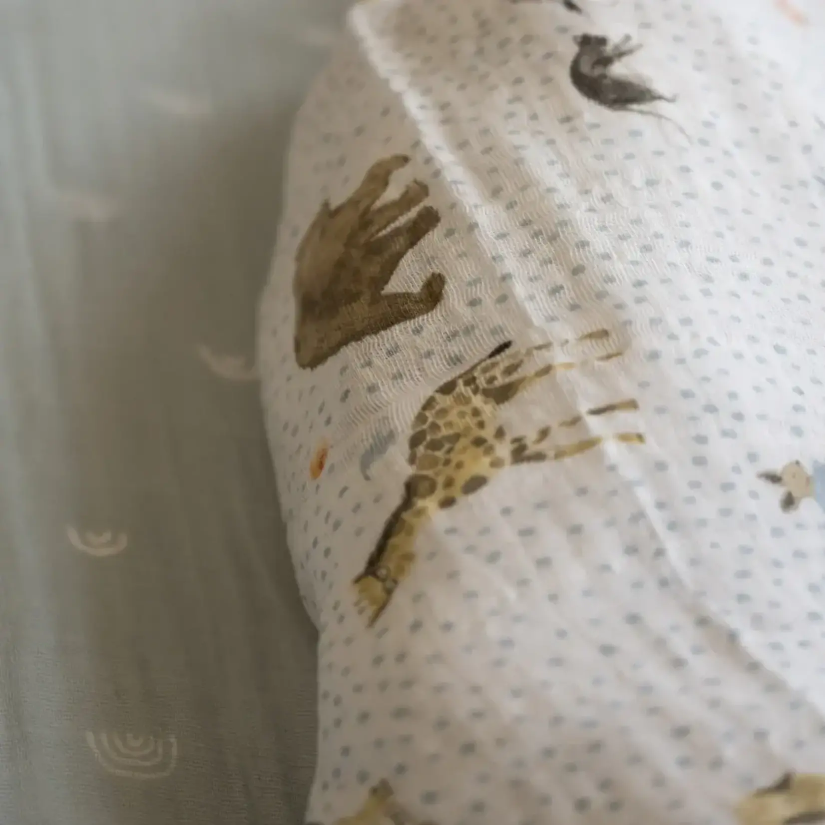 Little Unicorn Cotton Muslin Swaddle - Party Animals