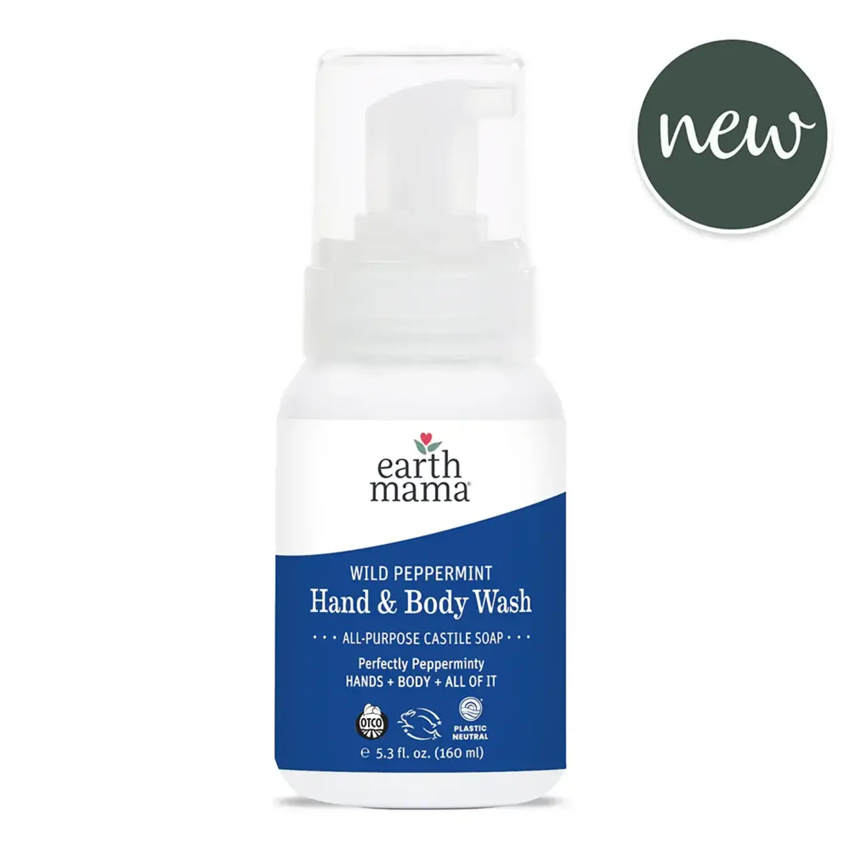 Earth Mama Organics Hand & Body Wash Wild Peppermint