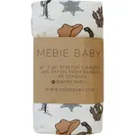 Mebie Baby Bamboo Stretch Swaddle - Outlaw Cowboy
