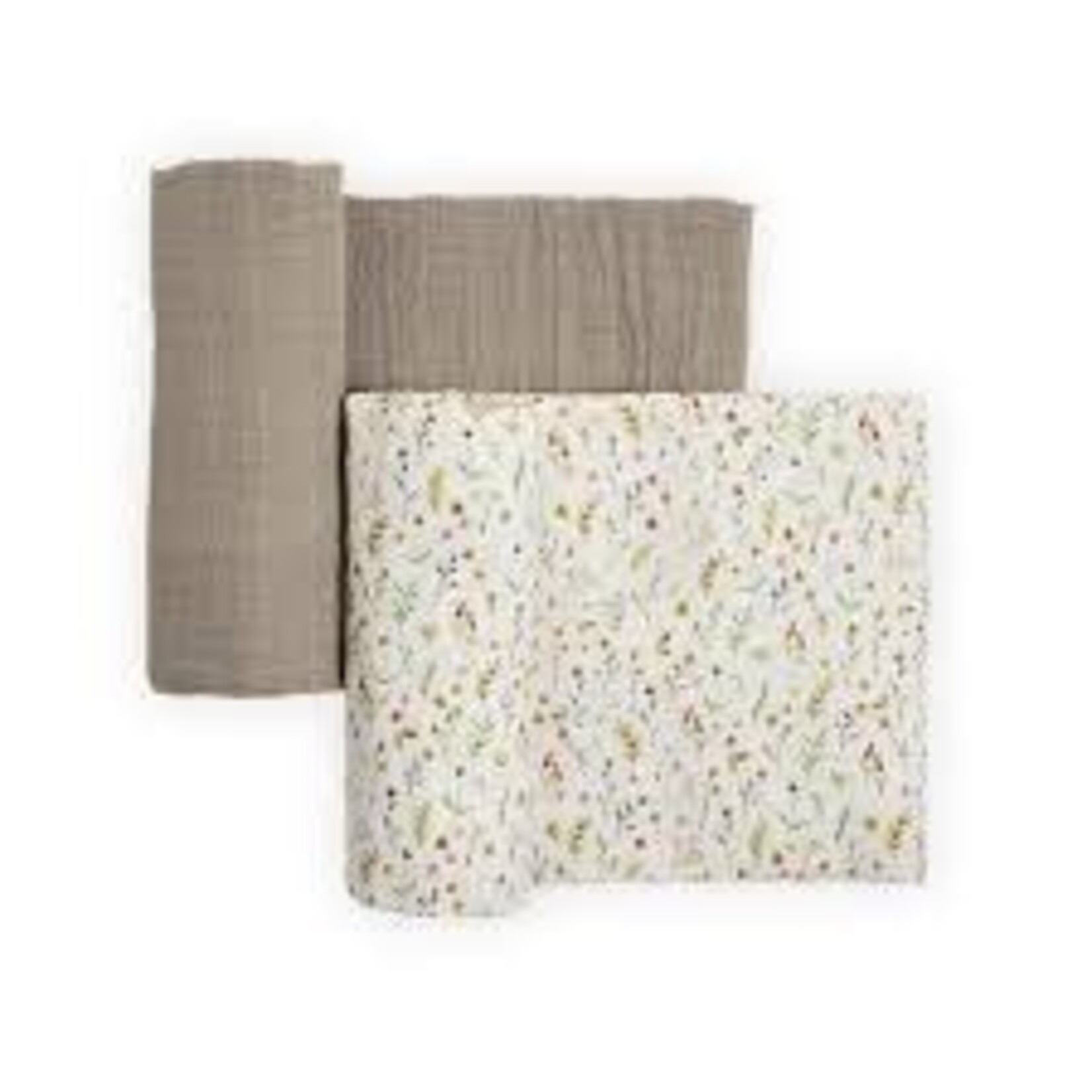 Little Unicorn Organic Cotton Muslin Swaddle 2 pack - Floral Field