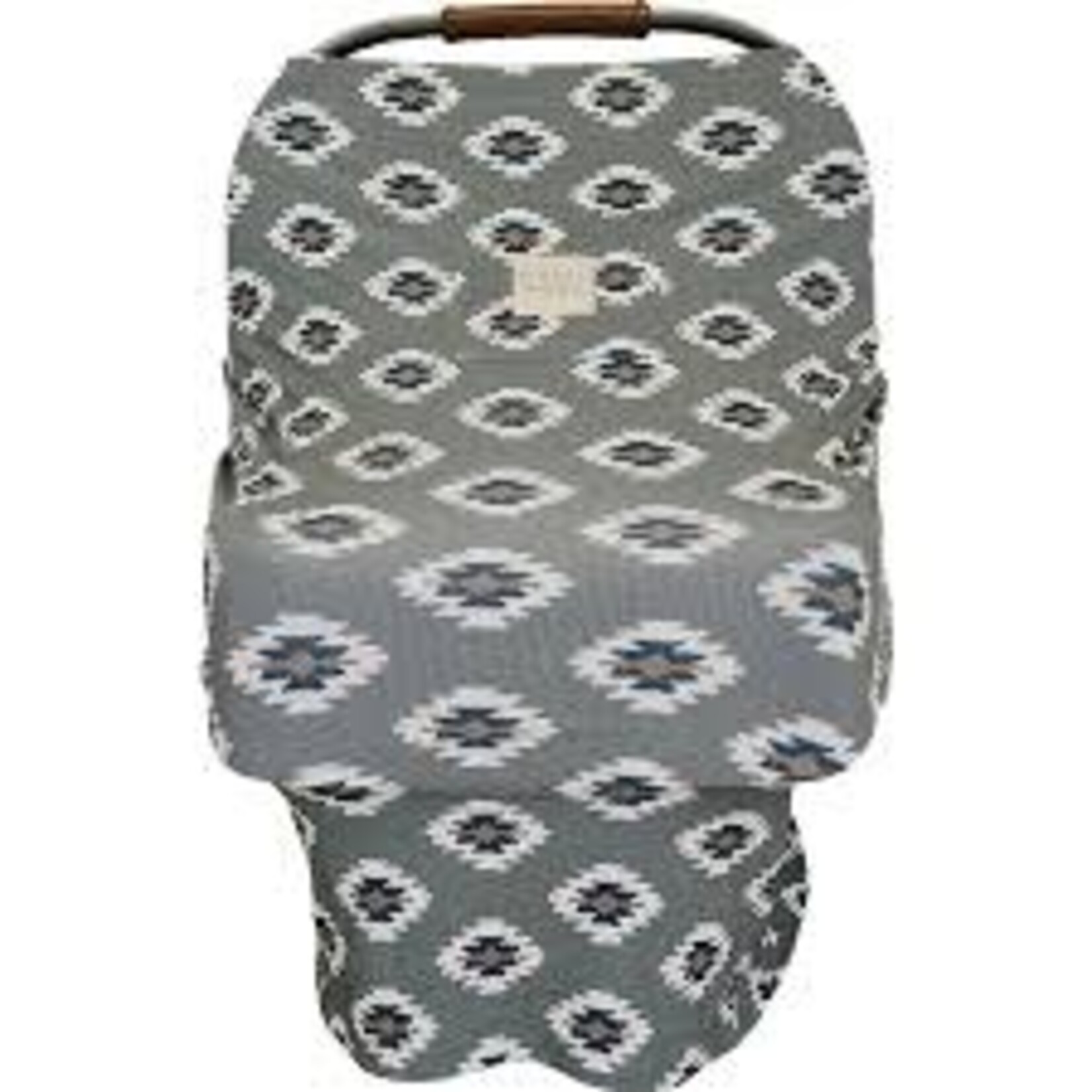 Mebie Baby Ribbed Bamboo Multi-Use Cover - Southwest Aztec