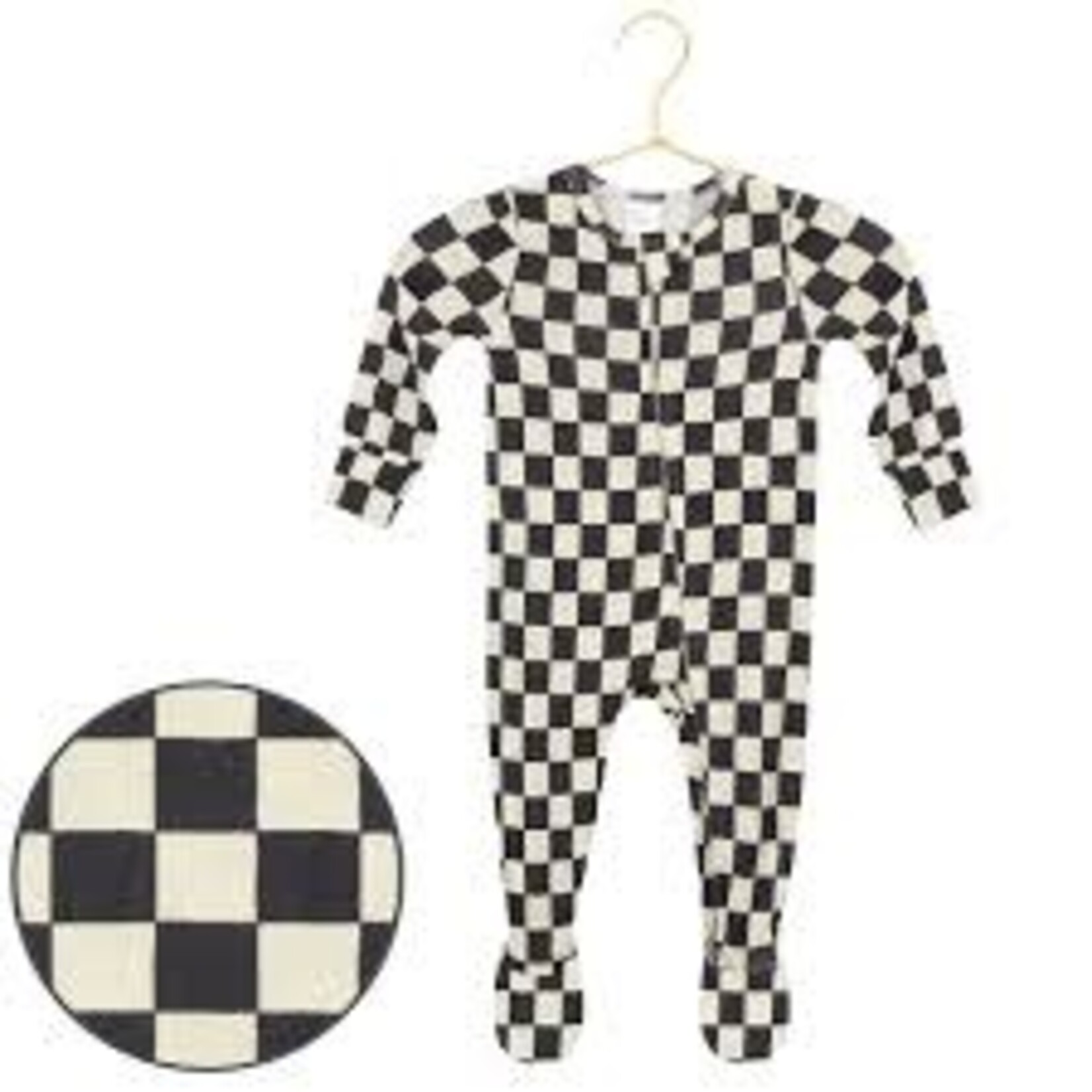 Lou Lou and Company Zipper Footie - Gibson Preemie