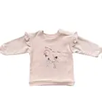 babysprouts clothing company Ruffle Kids Sweatshirt | Ballerina