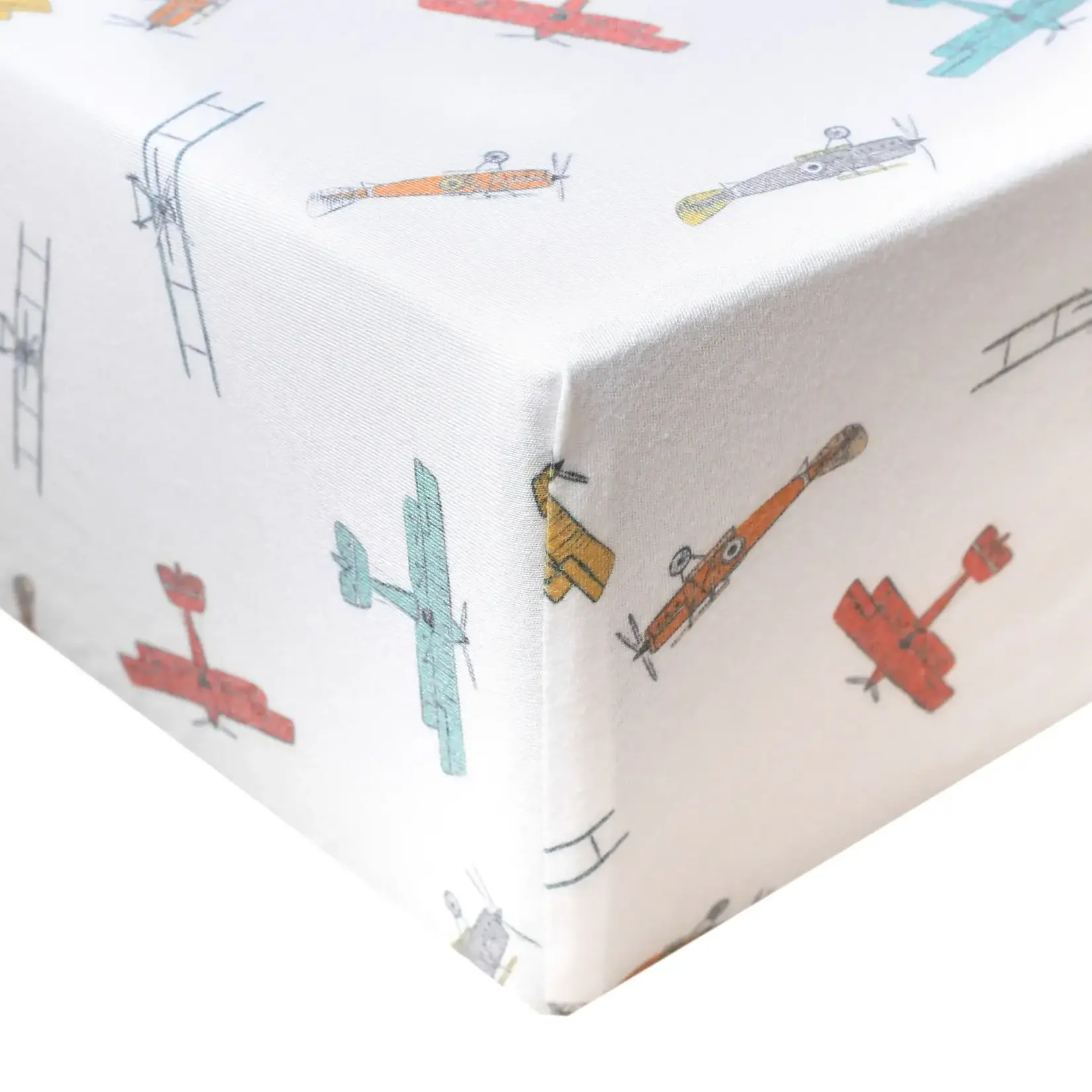 Copper Pearl Premium Crib Sheet Ace Airplanes