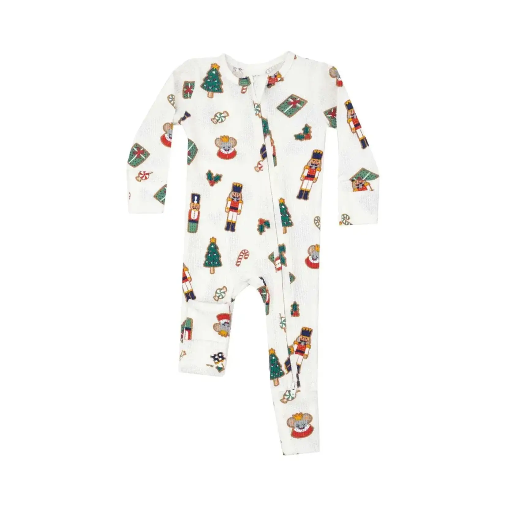 babysprouts clothing company Baby Zip Romper | Nutcracker