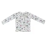 babysprouts clothing company Lettuce Hem Tee Bamboo | Winter Floral