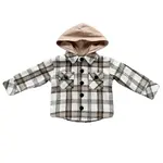 babysprouts clothing company Hooded Shacket | Desert Plaid