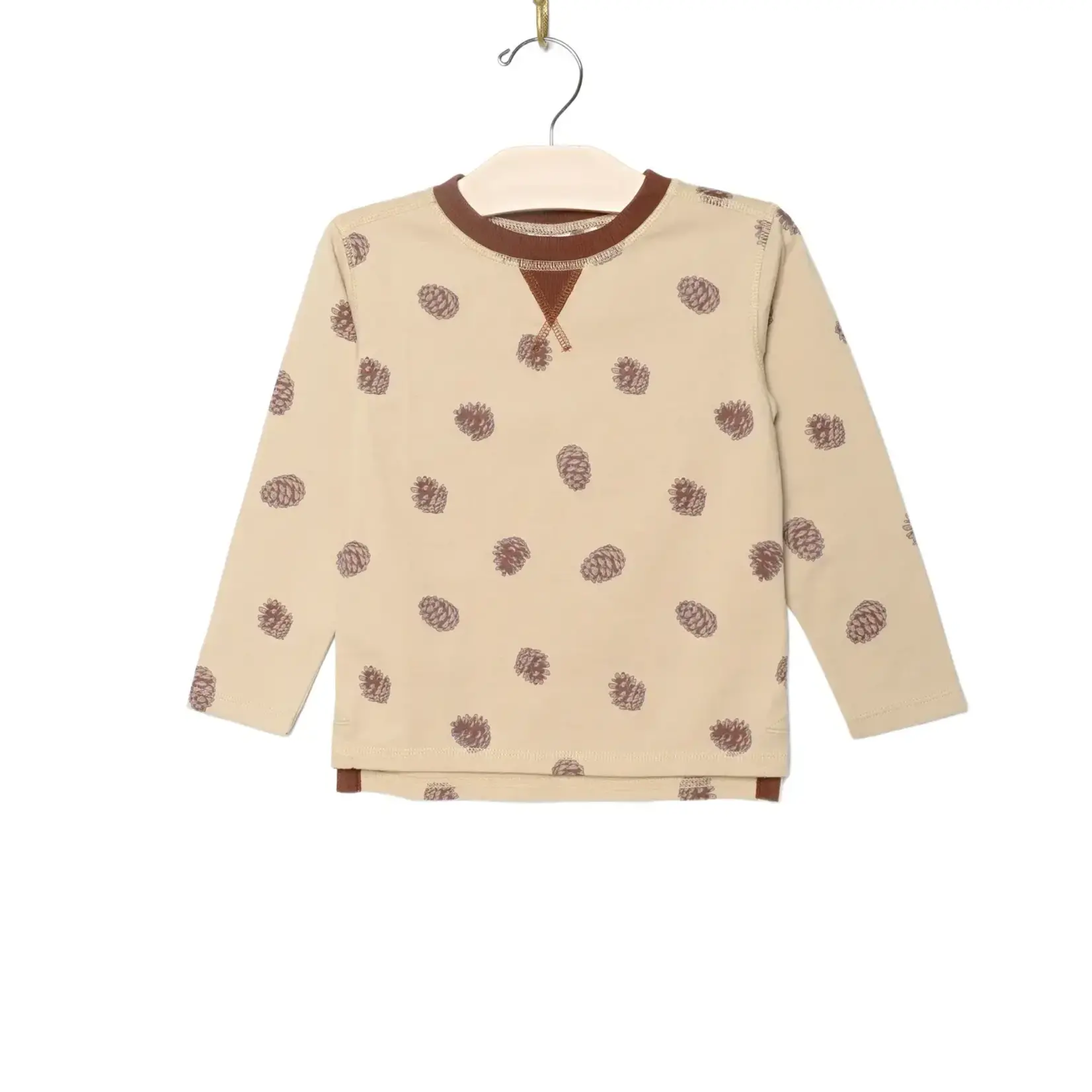 City Mouse Ringer Tee | Pinecones