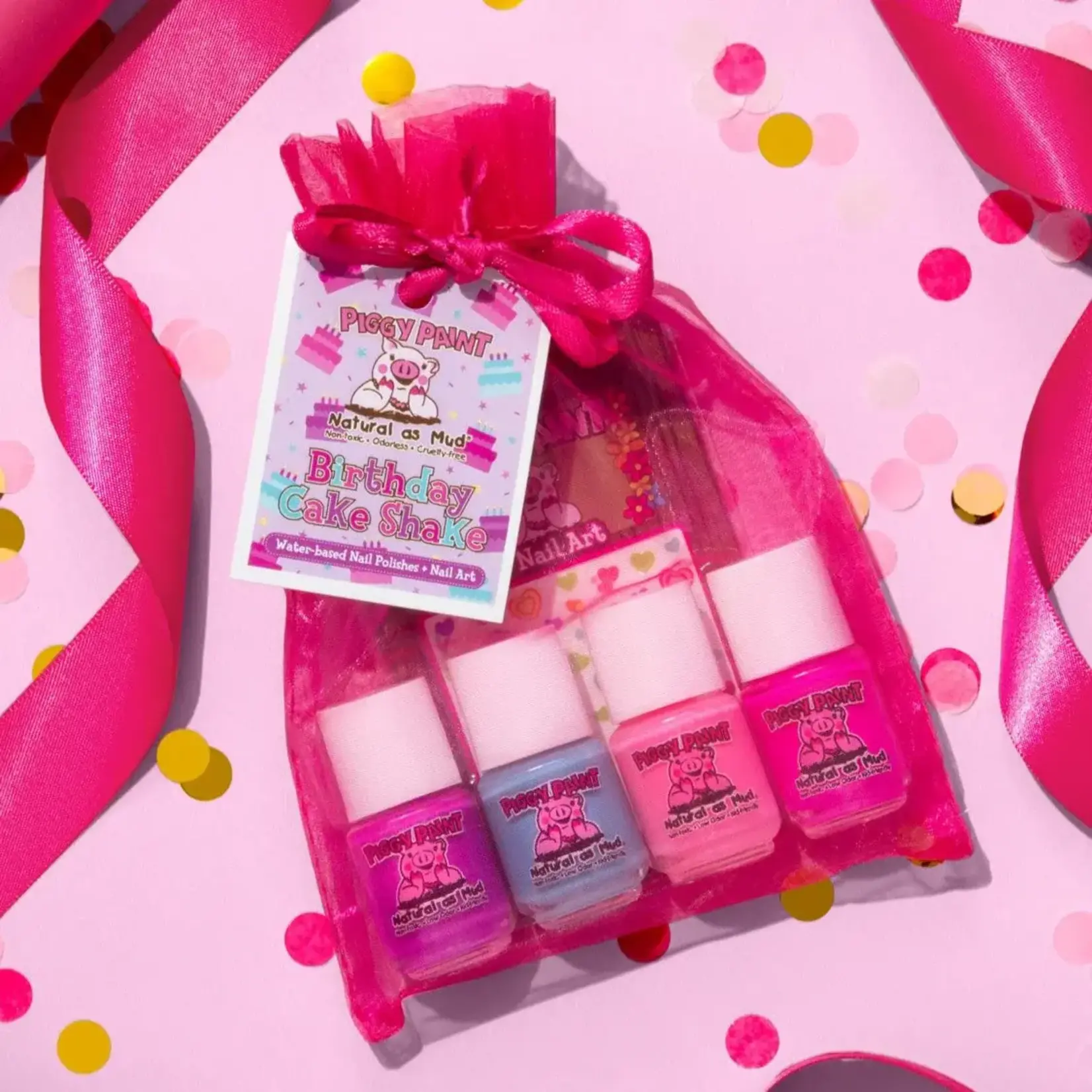 Piggy Paint Set, Birthday Cake Shake (stickers +4)