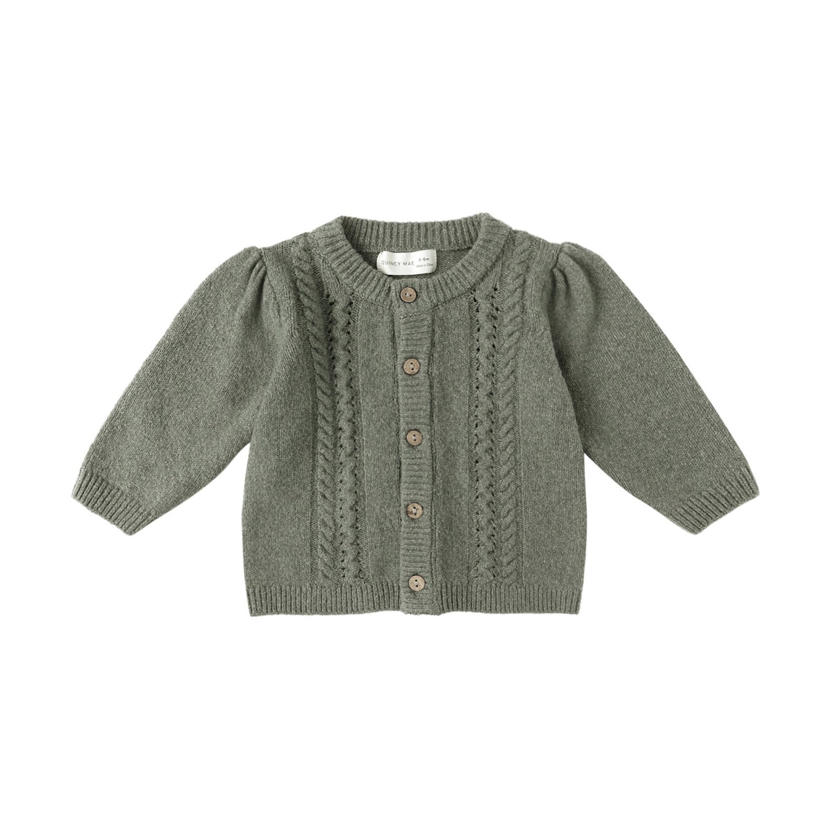 Quincy Mae Holly Cardigan Toddler | Forest