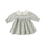 Quincy Mae Callie Dress Toddler | Forest Check