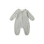 Quincy Mae Woven Jumpsuit | Forest Check