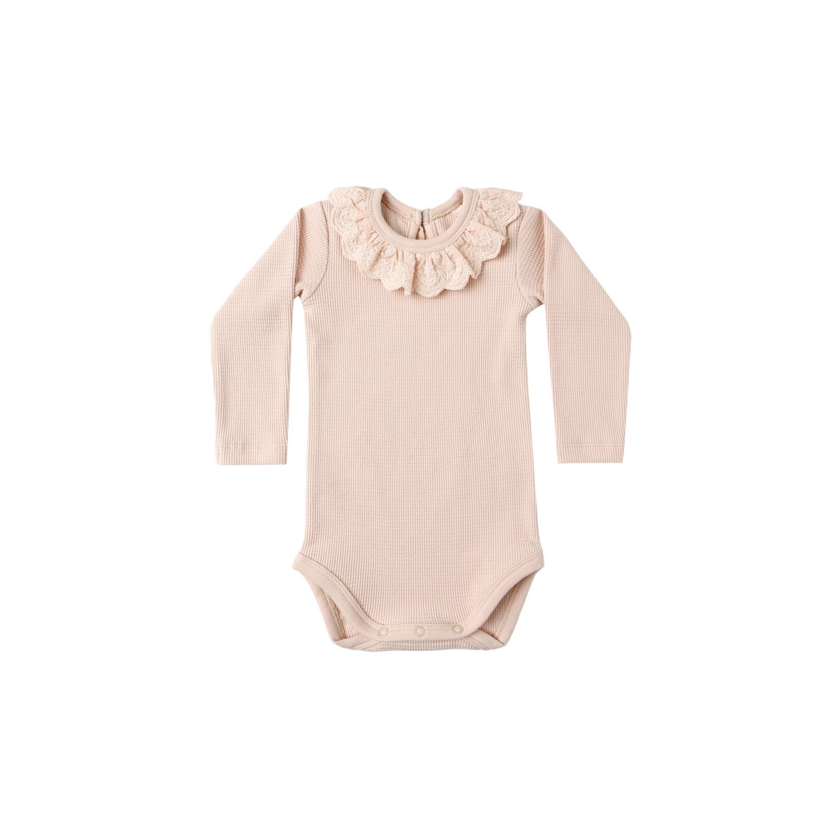 Quincy Mae Ruffle Collar Bodysuit | Antique