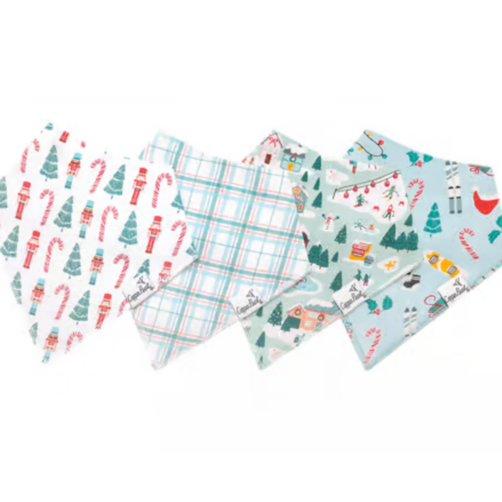 Copper Pearl Baby Bandana Bibs - Nicholas Set - 4 pack